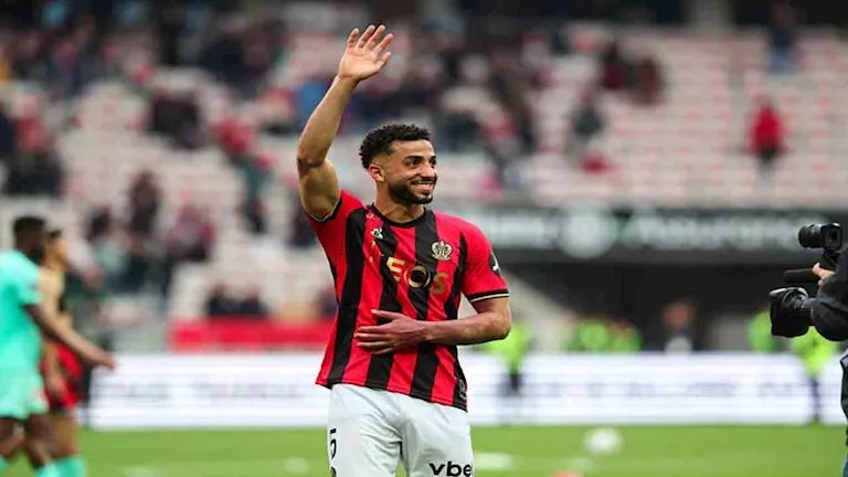 ماذا قدم محمد عبد المنعم مع نيس أمام رين بالدوري الفرنسي؟