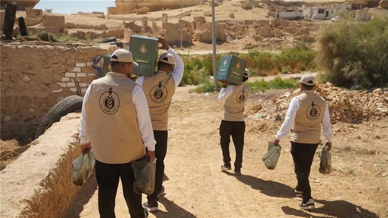 بيت الزكاة والصدقات يطلق قافلة مساعدات كبرى بمحافظة مطروح