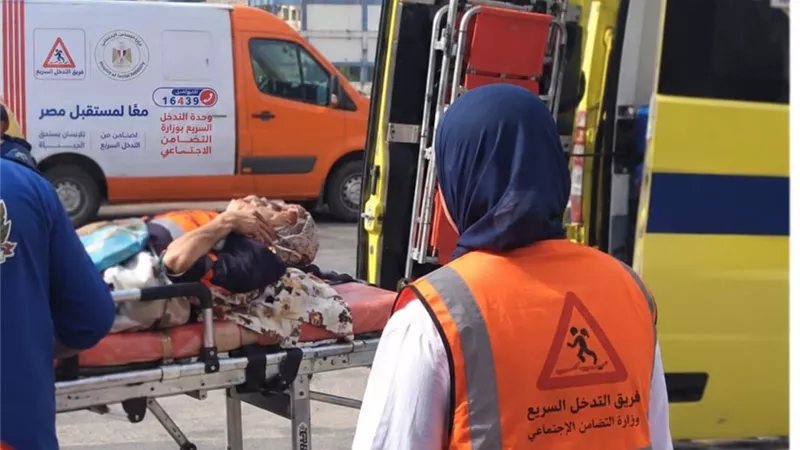 التضامن الاجتماعي تنقذ مسنة بالإسماعيلية من العنف وتنقلها إلى إحدى دور الرعاية